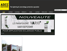 Tablet Screenshot of adee.fr